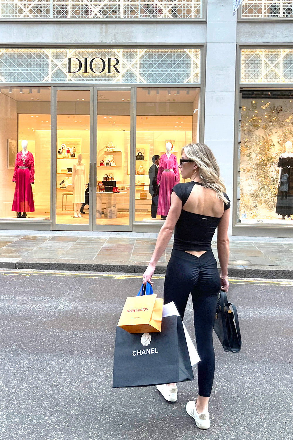 Bond - High Waist Contour Leggings with Gathered Ruching