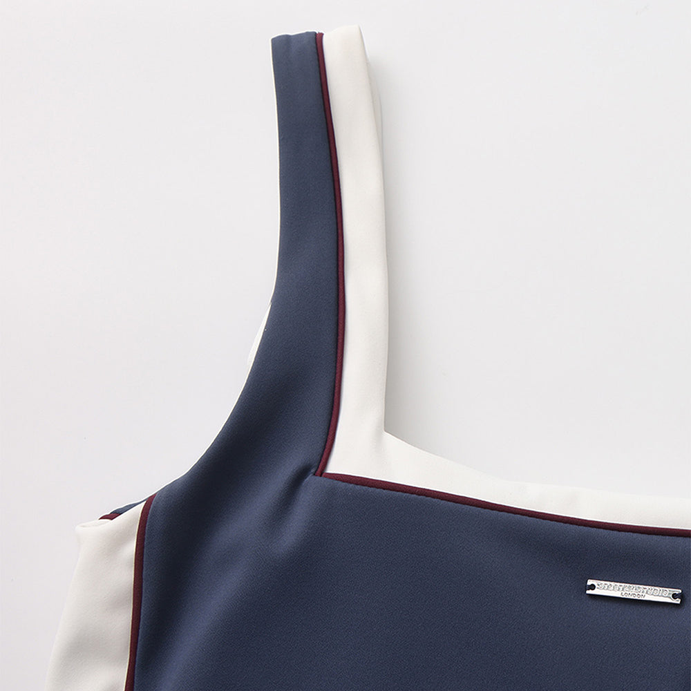 
                      
                        Highbury - Square Neck Contrast Panel Tank Top
                      
                    