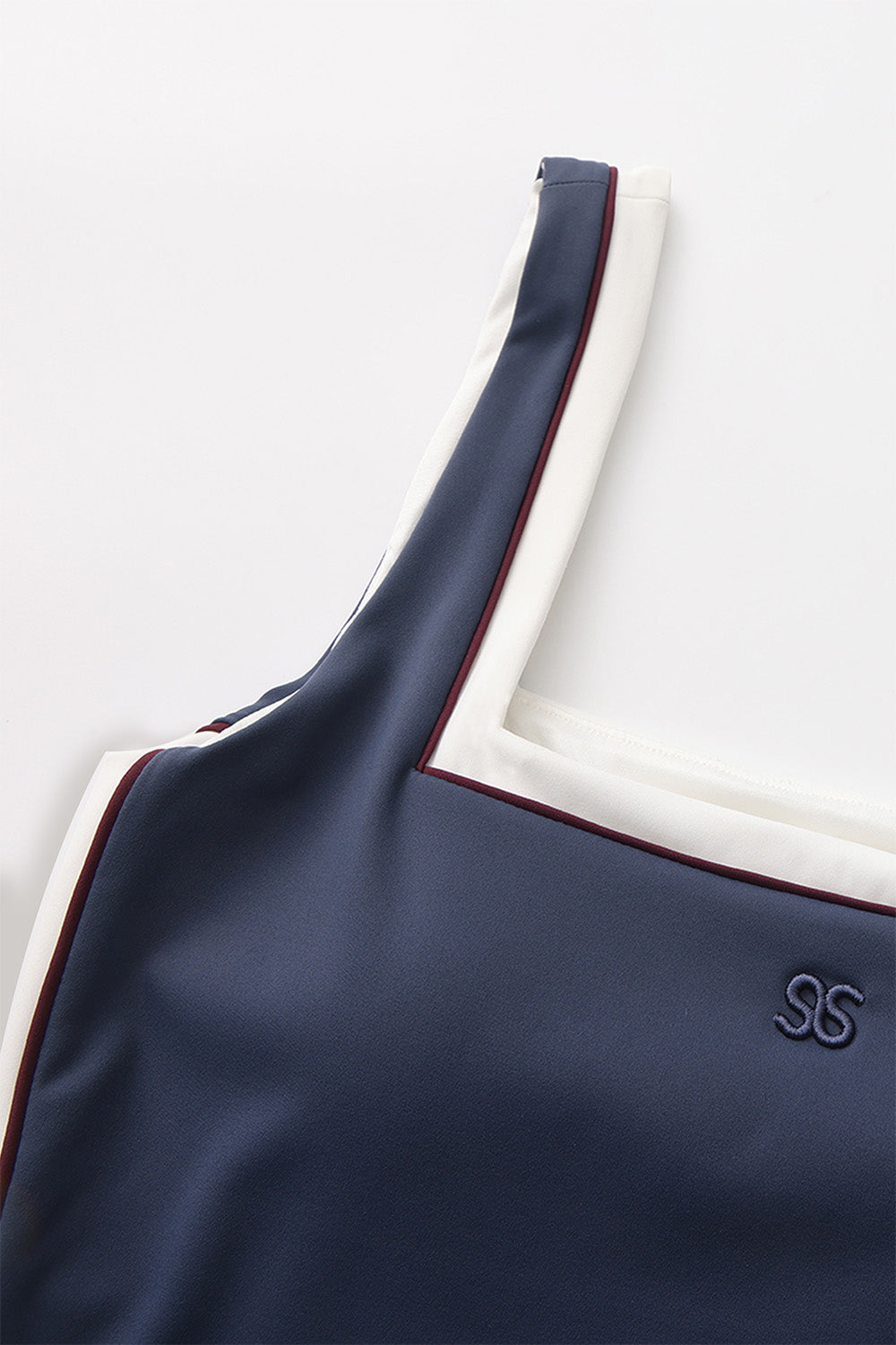 Highbury - Square Neck Contrast Panel Tank Top